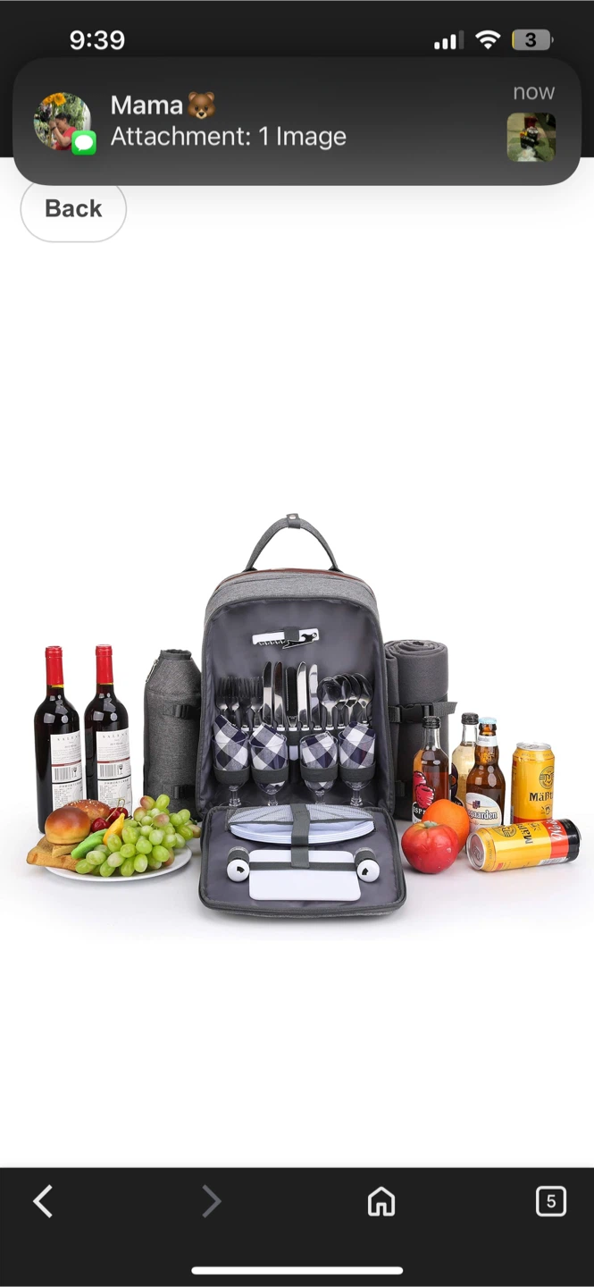 ALLCAMP Outdoor Gear Picnic Backpack - photo 2