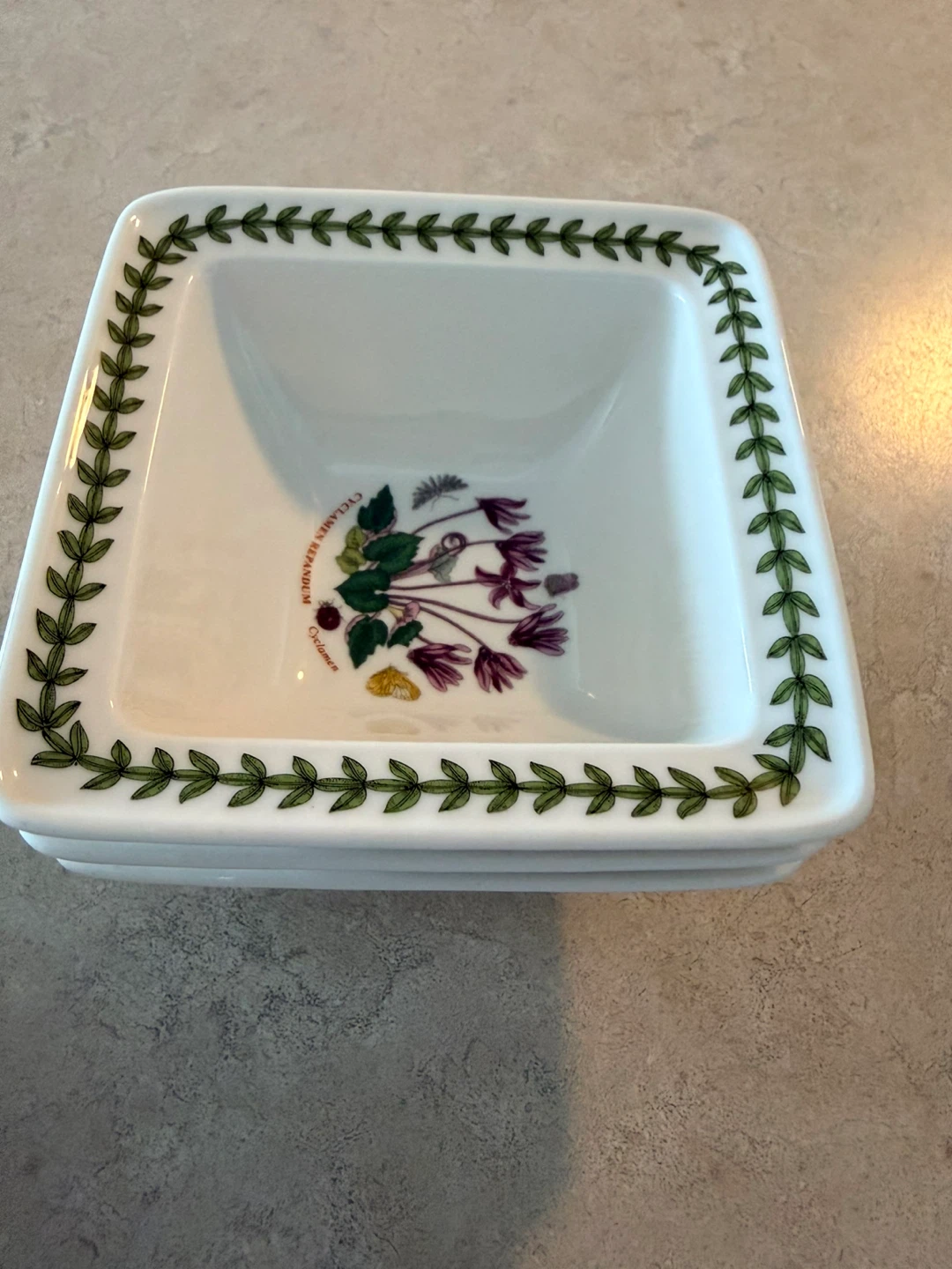 Portmeirion Botanic Garden Set of 3 Small Square Dishes - photo 2