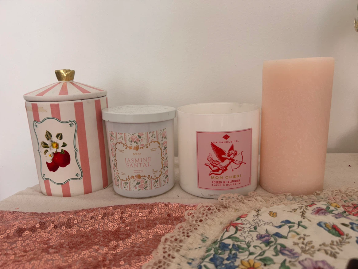 Half burned candles