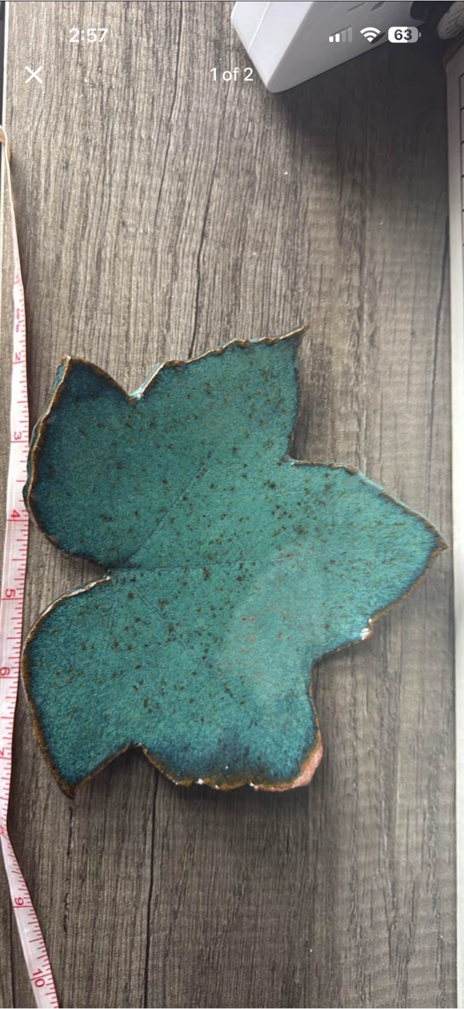 Maple leaf poetry dish