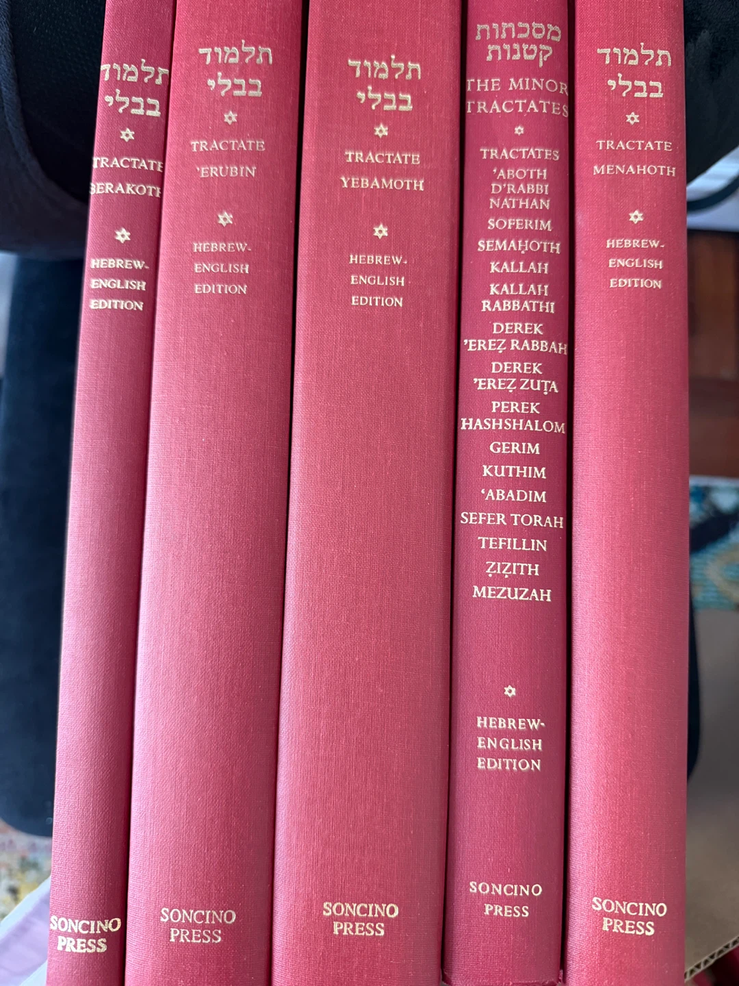 Soncino Hebrew-English Babylonian Talmud – 30 Volume Set (1990) - photo 2