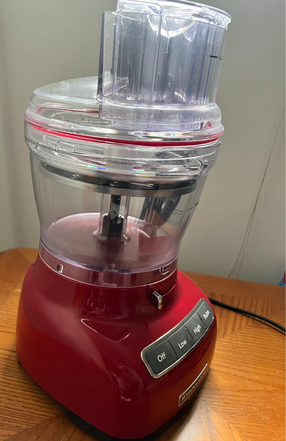 KitchenAid Red Food Processor - photo 3