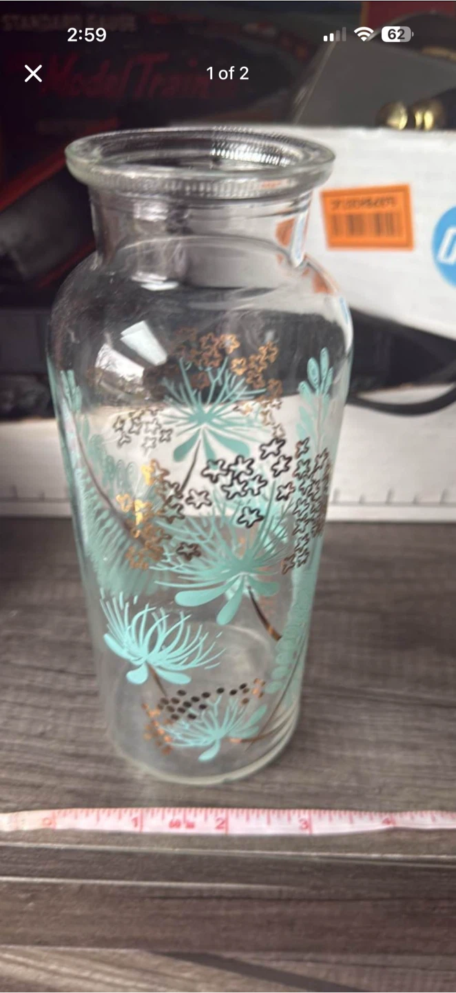 Vintage glass vase