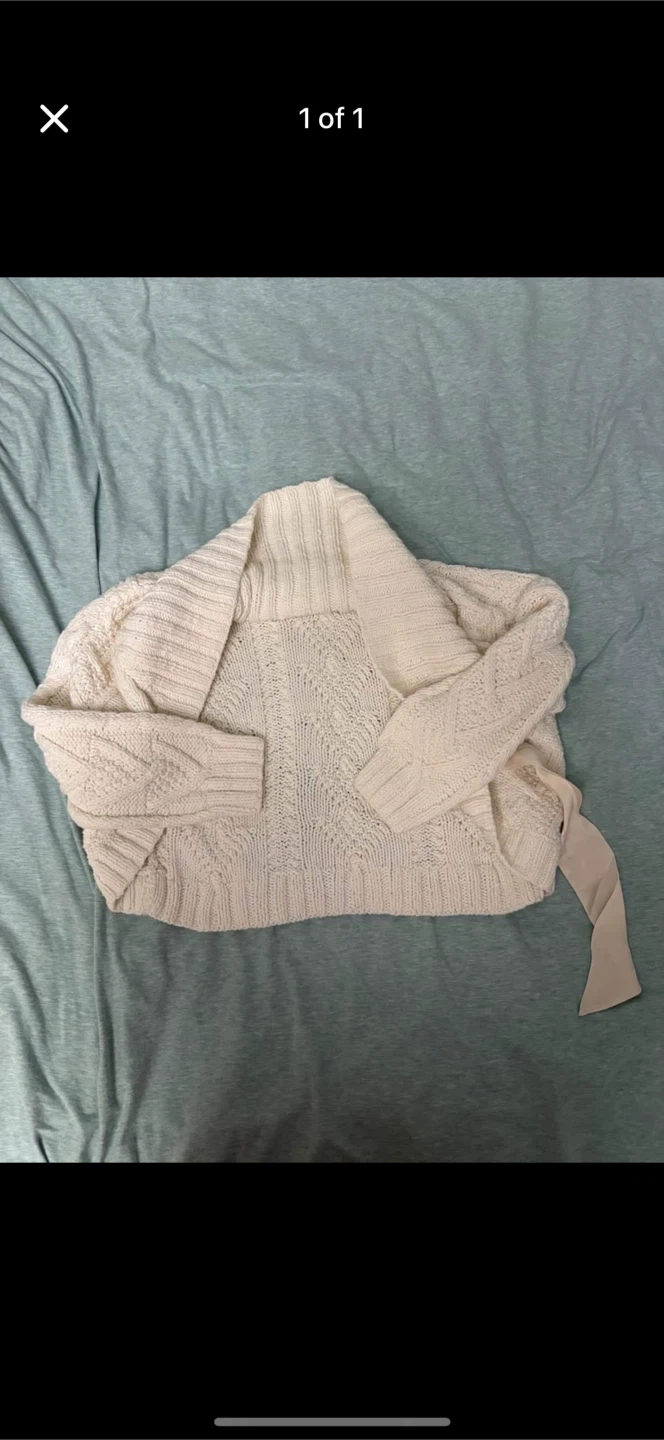 INC beautiful white cardigan (size s women’s)