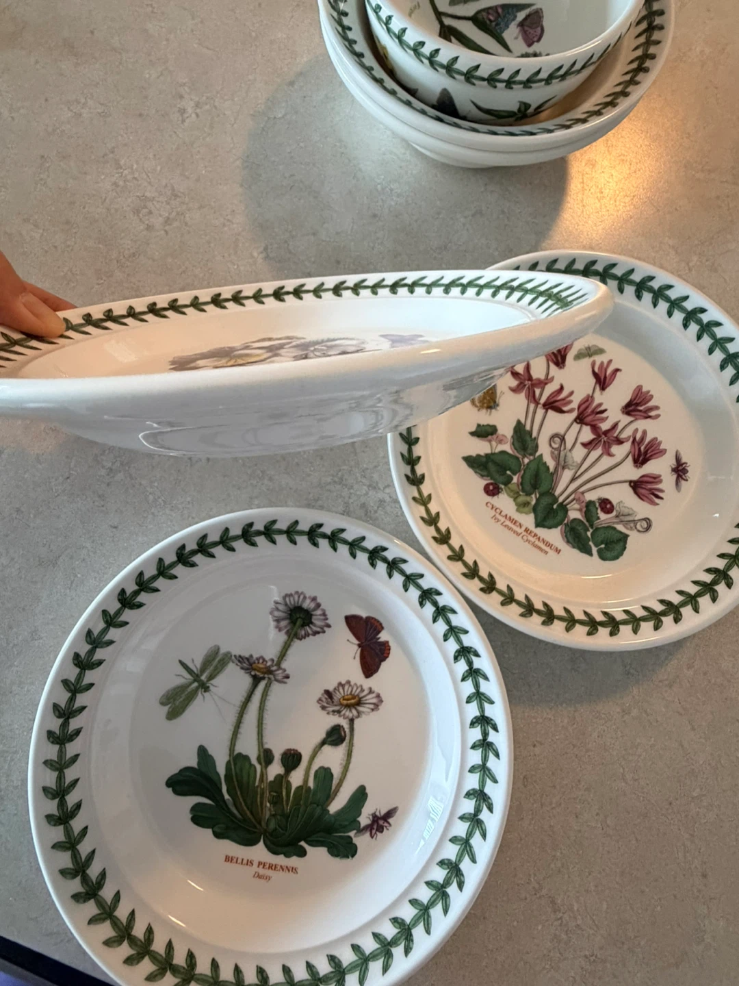 Portmeirion Botanic Garden Plates - Set of 3