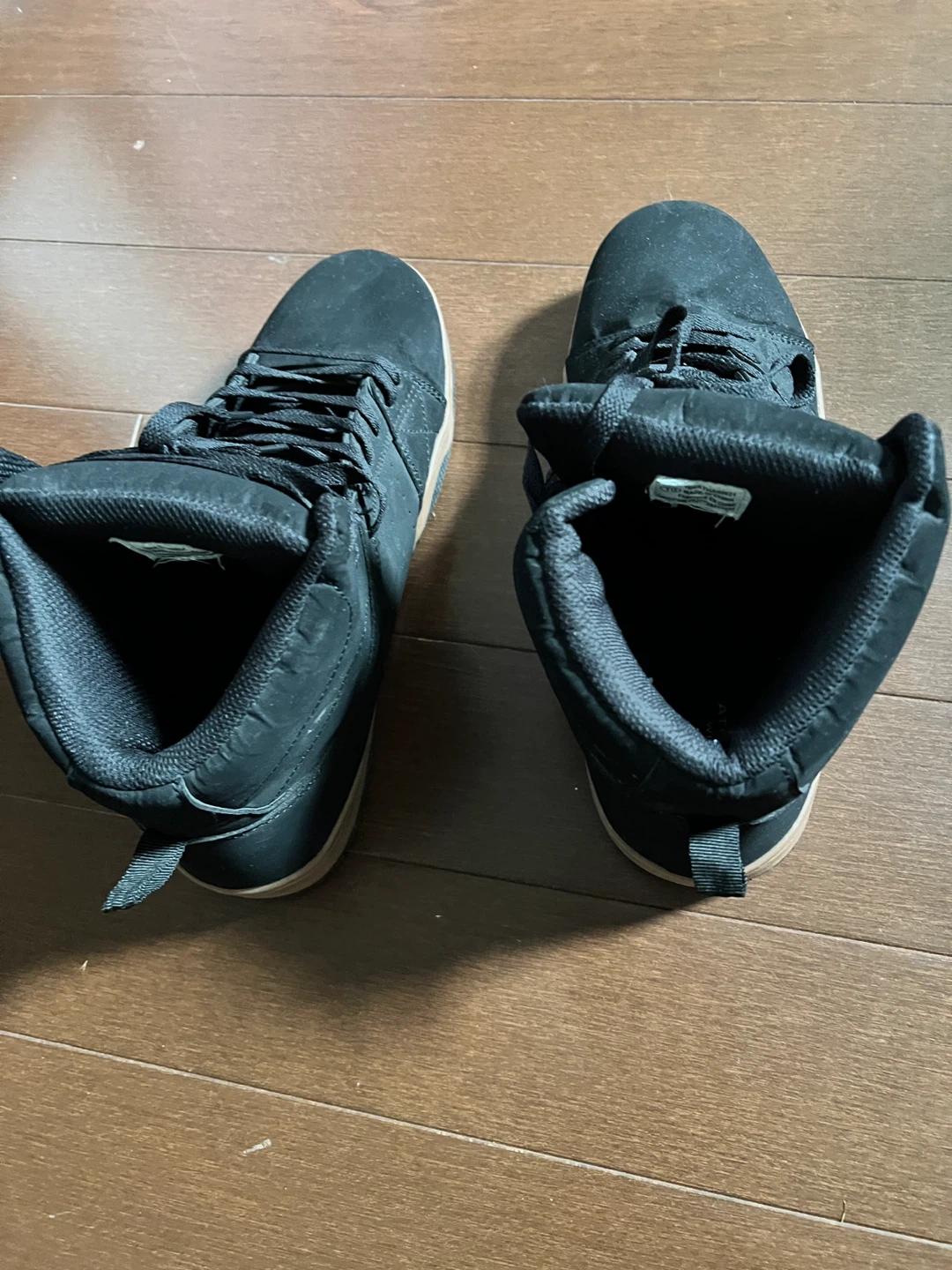 Men's Black High-Top Skate Shoes Size 10 - photo 3