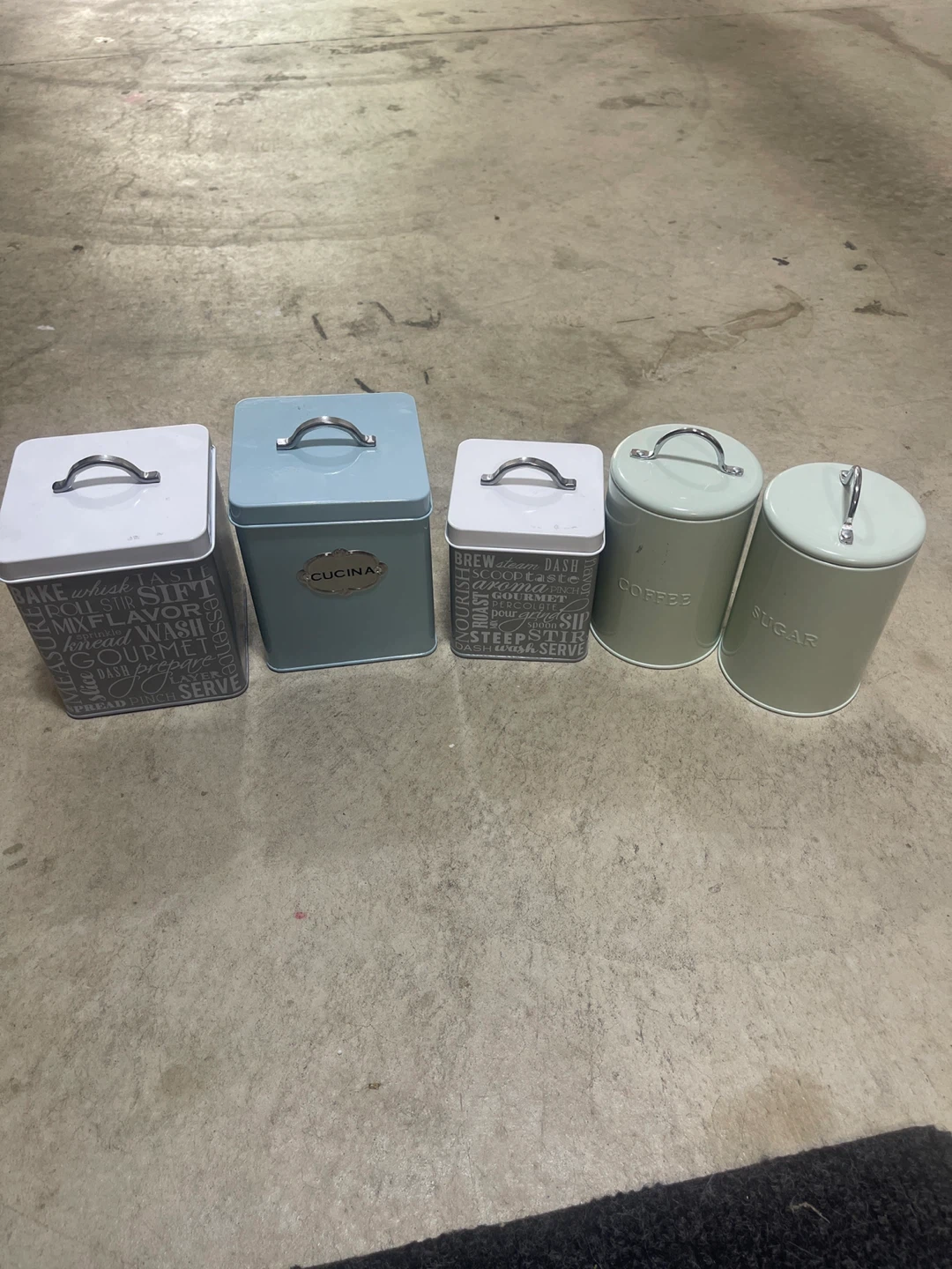 Set of 5 Kitchen Canisters - photo 2