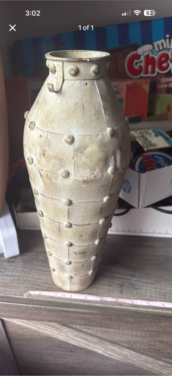 Metal vase