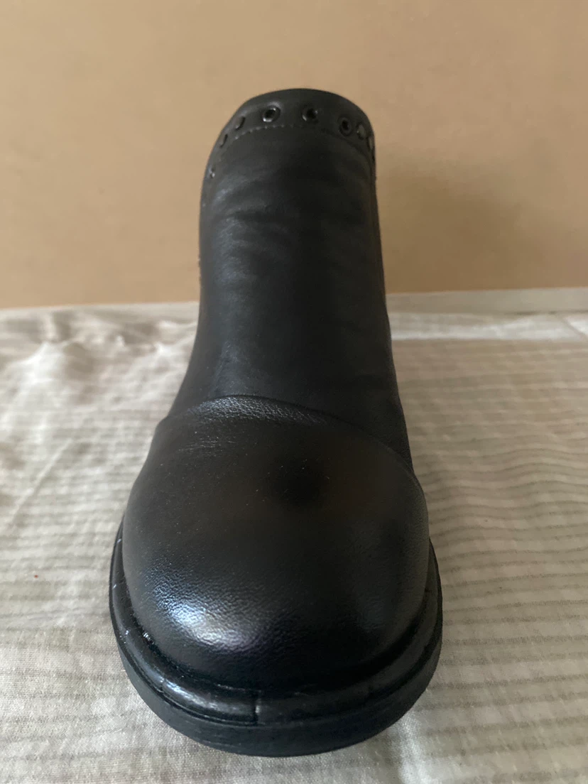 Black Leather Ankle Boots - photo 2