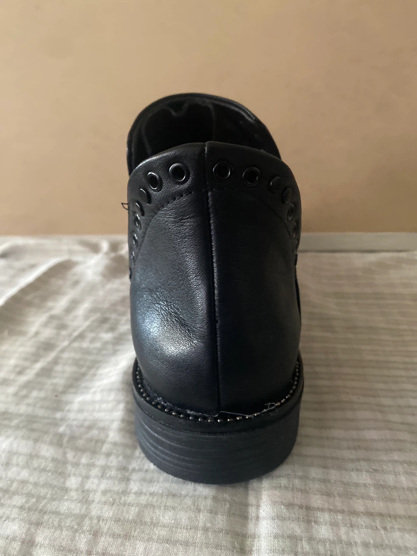 Black Leather Ankle Boots - photo 5