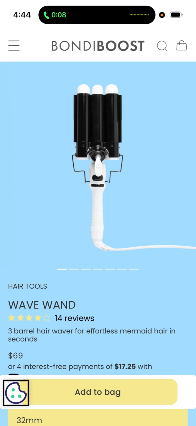 BondiBoost Wave Wand 32mm - photo 4