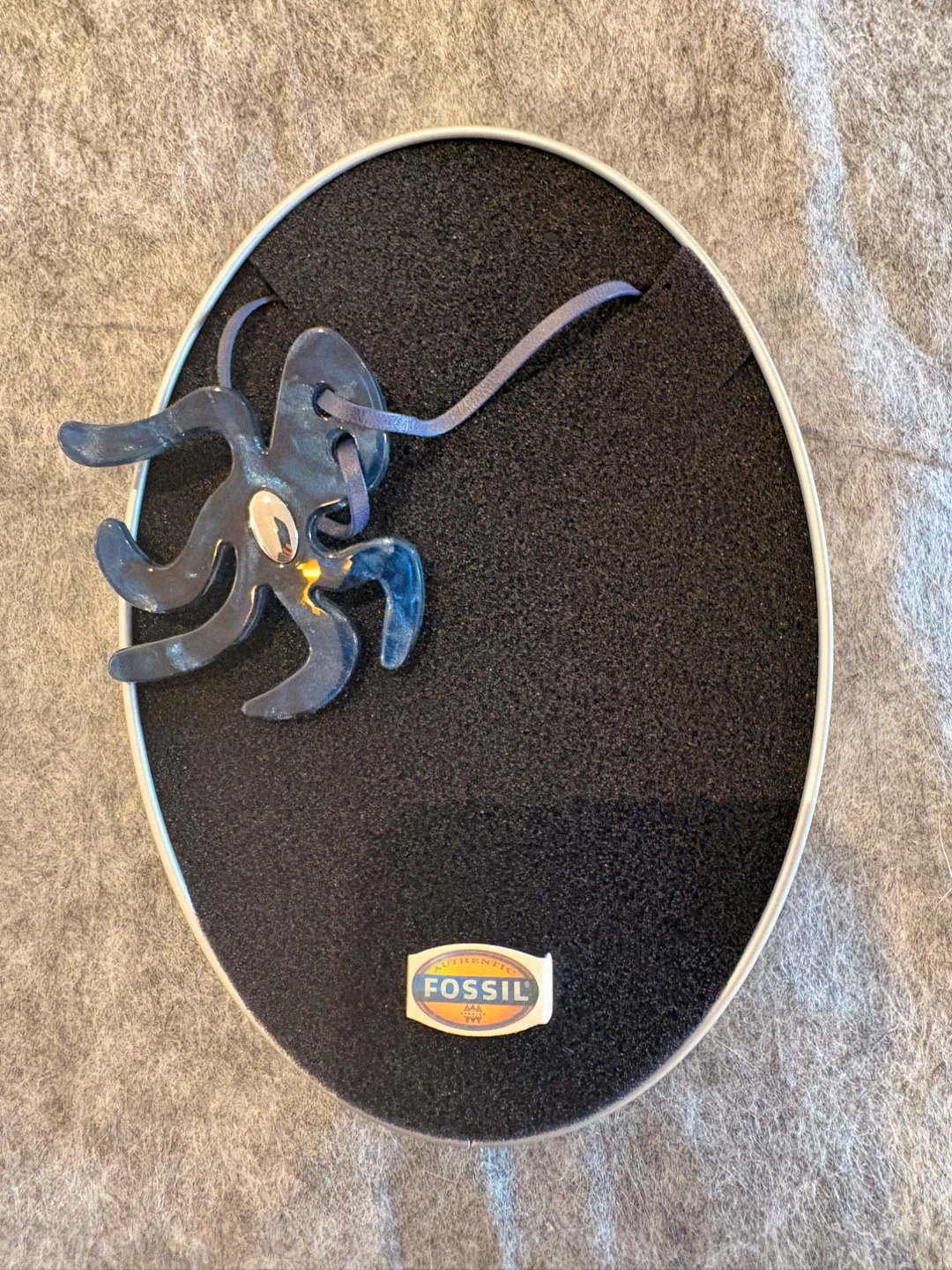 Fossil Octopus Pendant Necklace - photo 3