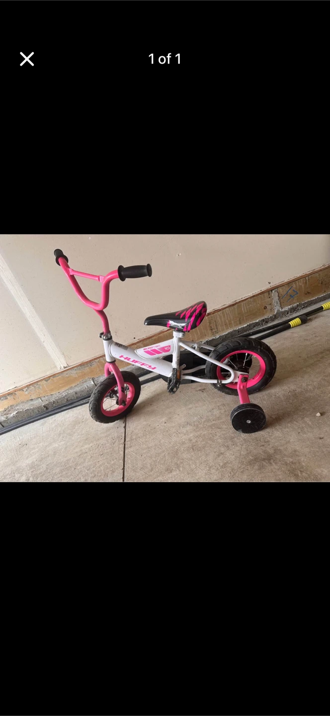 Huffy Kids Bike with Training Wheels
