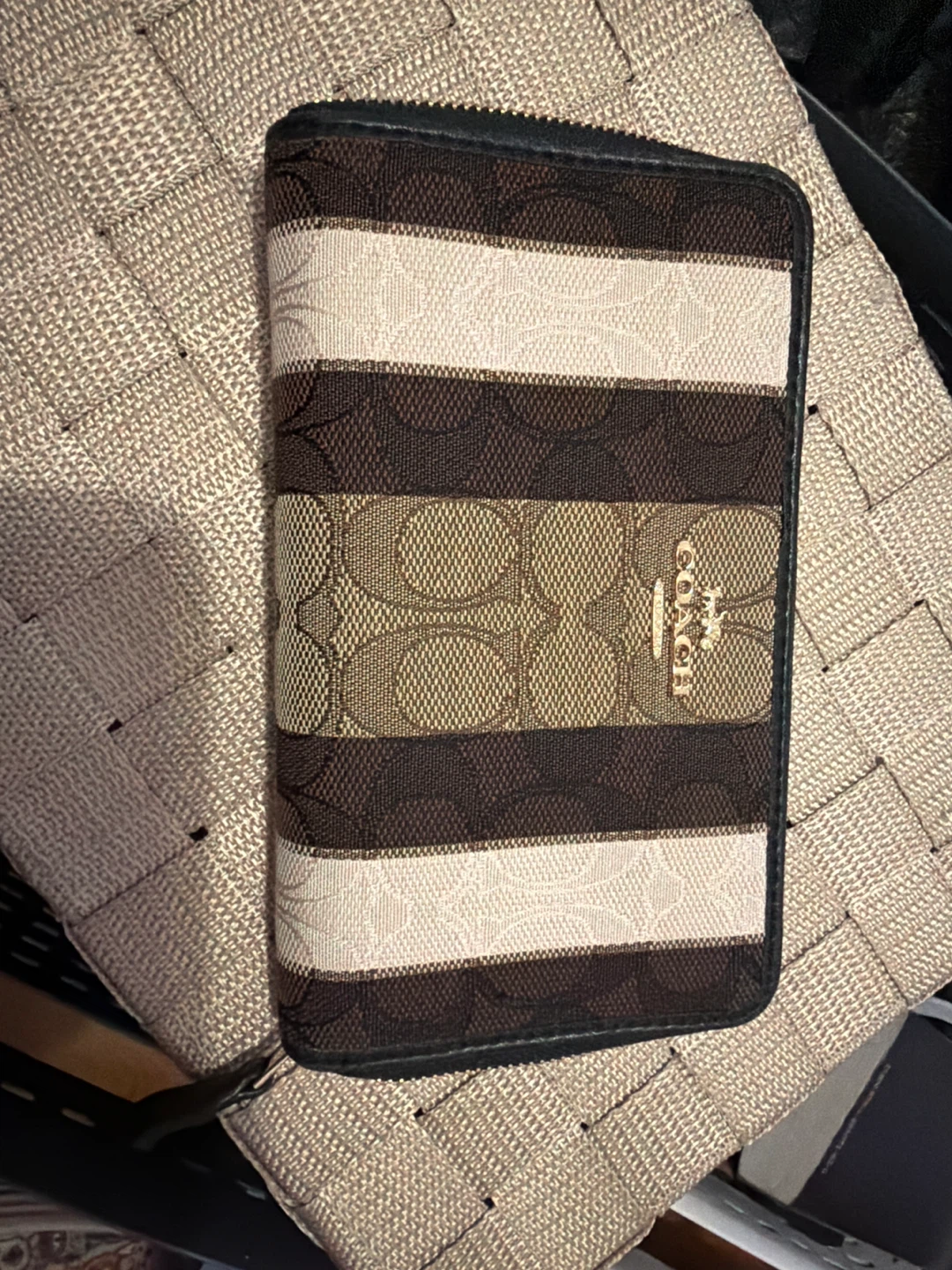 Coach Zip Around Wallet