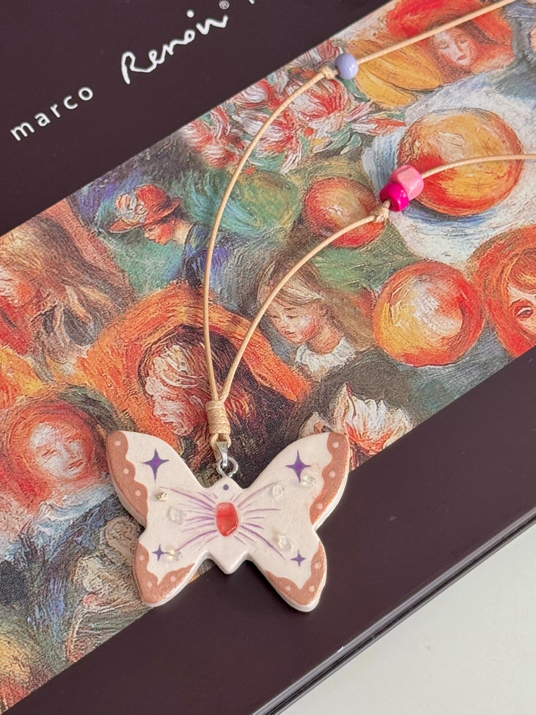 100% handmade clay necklace - photo 2