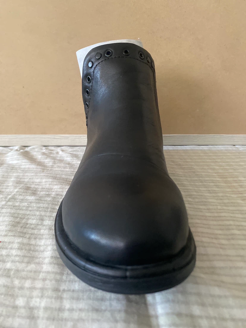 Black Leather Ankle Boots - photo 2