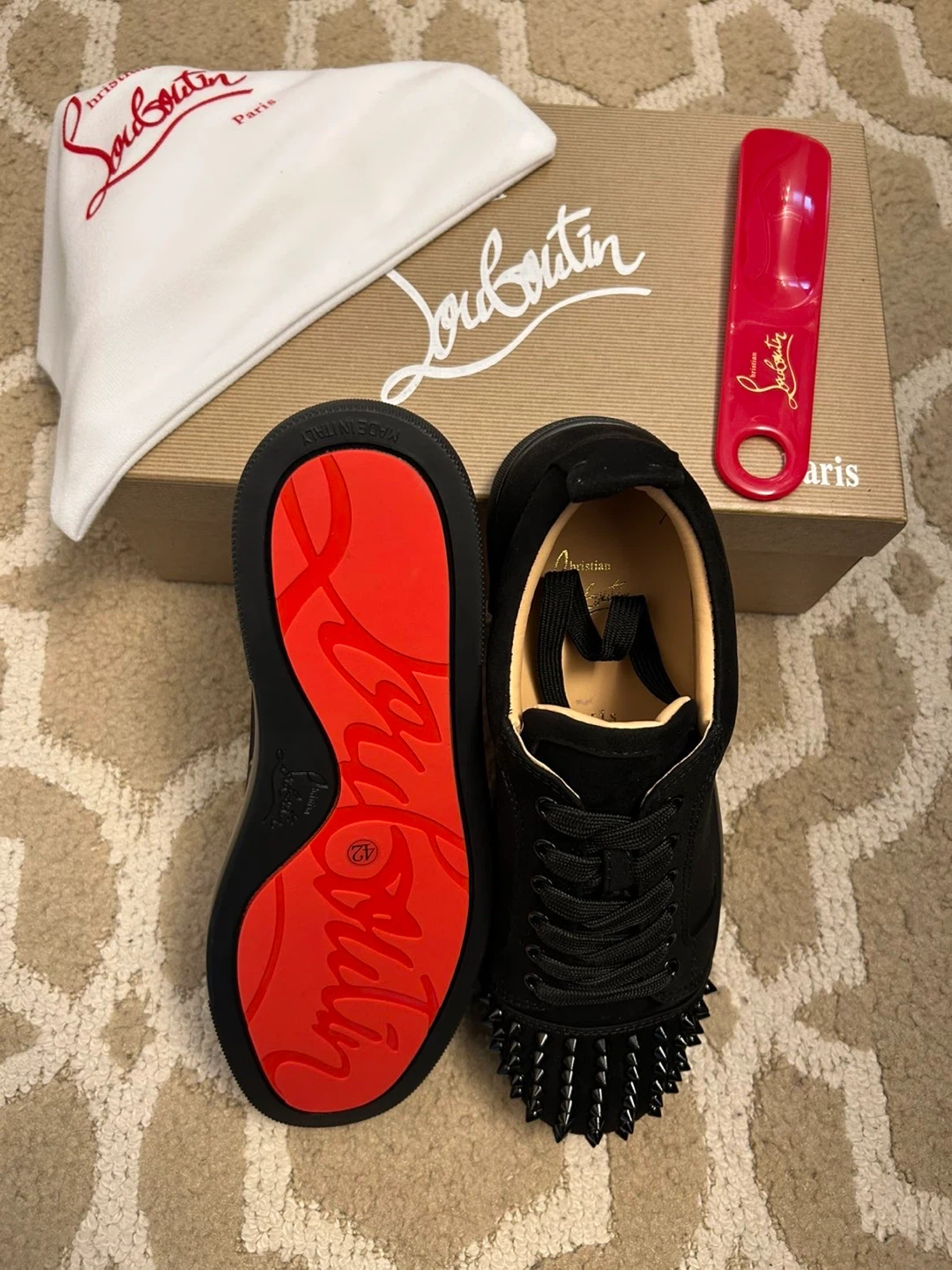 Low Cut Red Bottoms Men