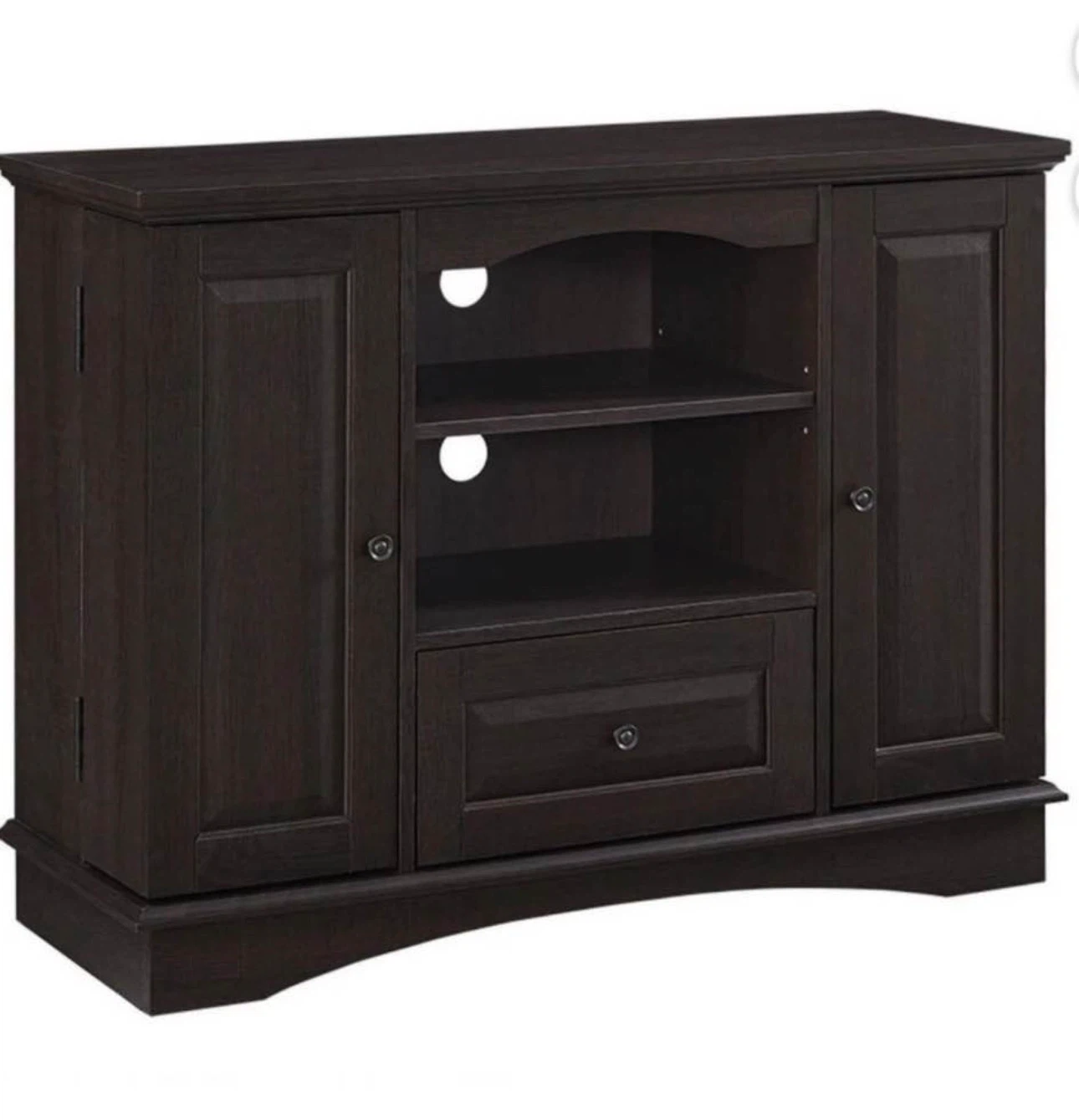 42" Highboy Wood TV Media Stand Storage Console - Espresso