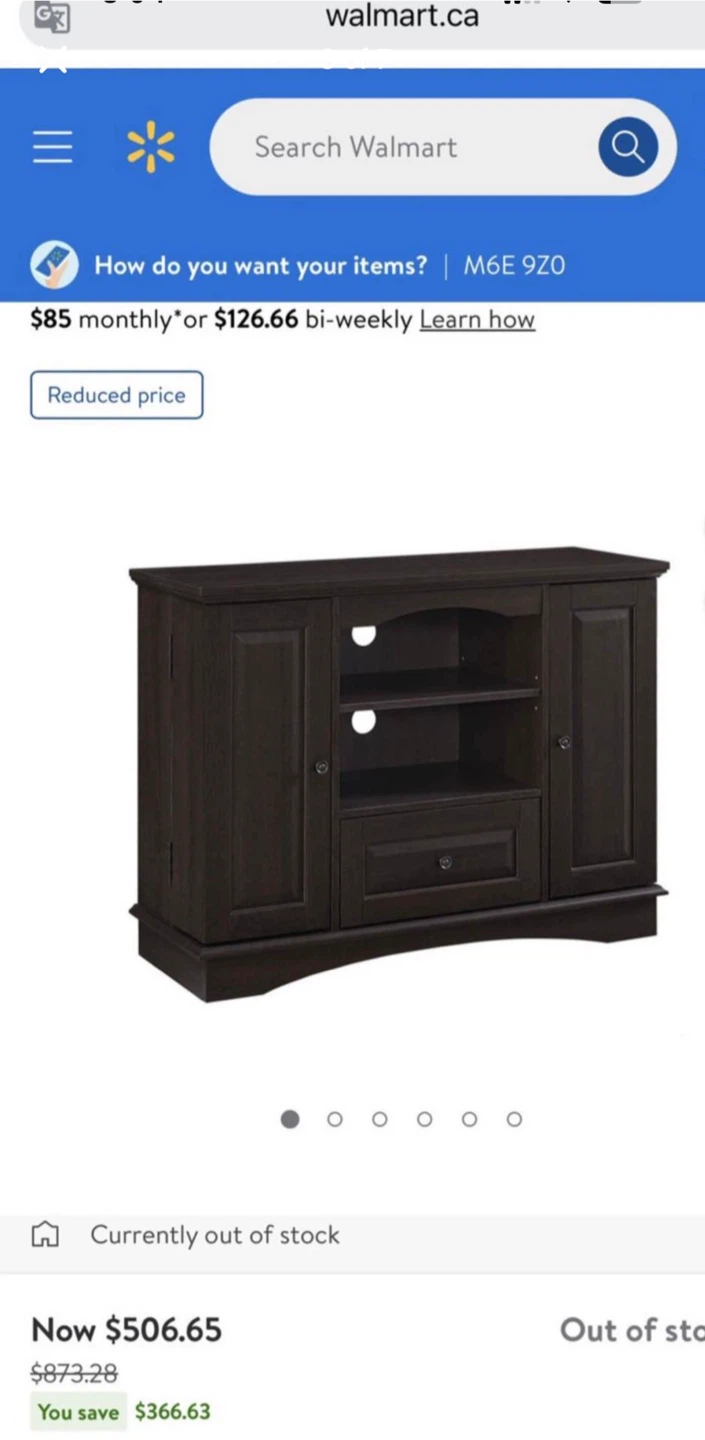42" Highboy Wood TV Media Stand Storage Console - Espresso - photo 2