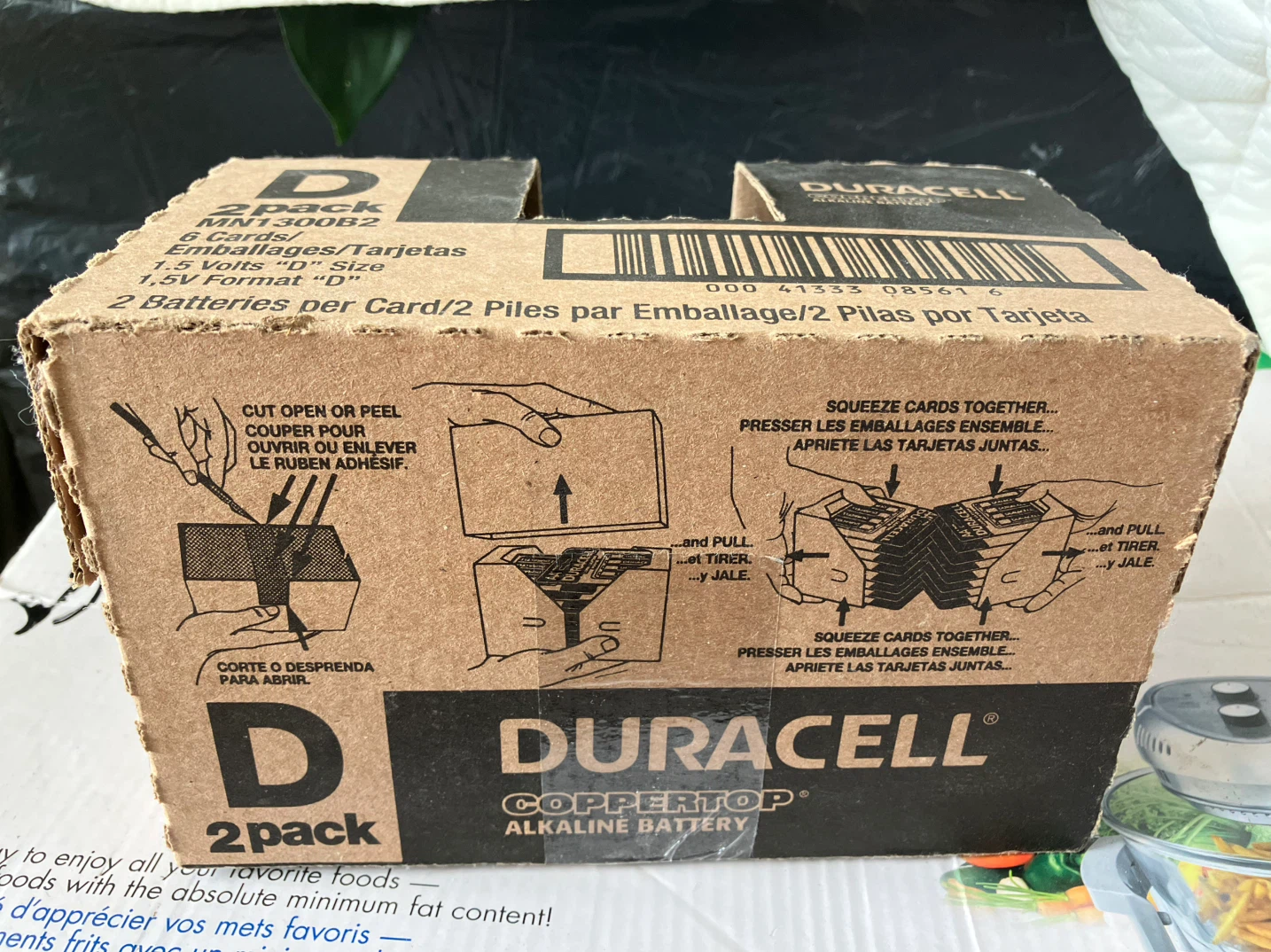 Duracell Coppertop D Alkaline Batteries - 2 Pack
