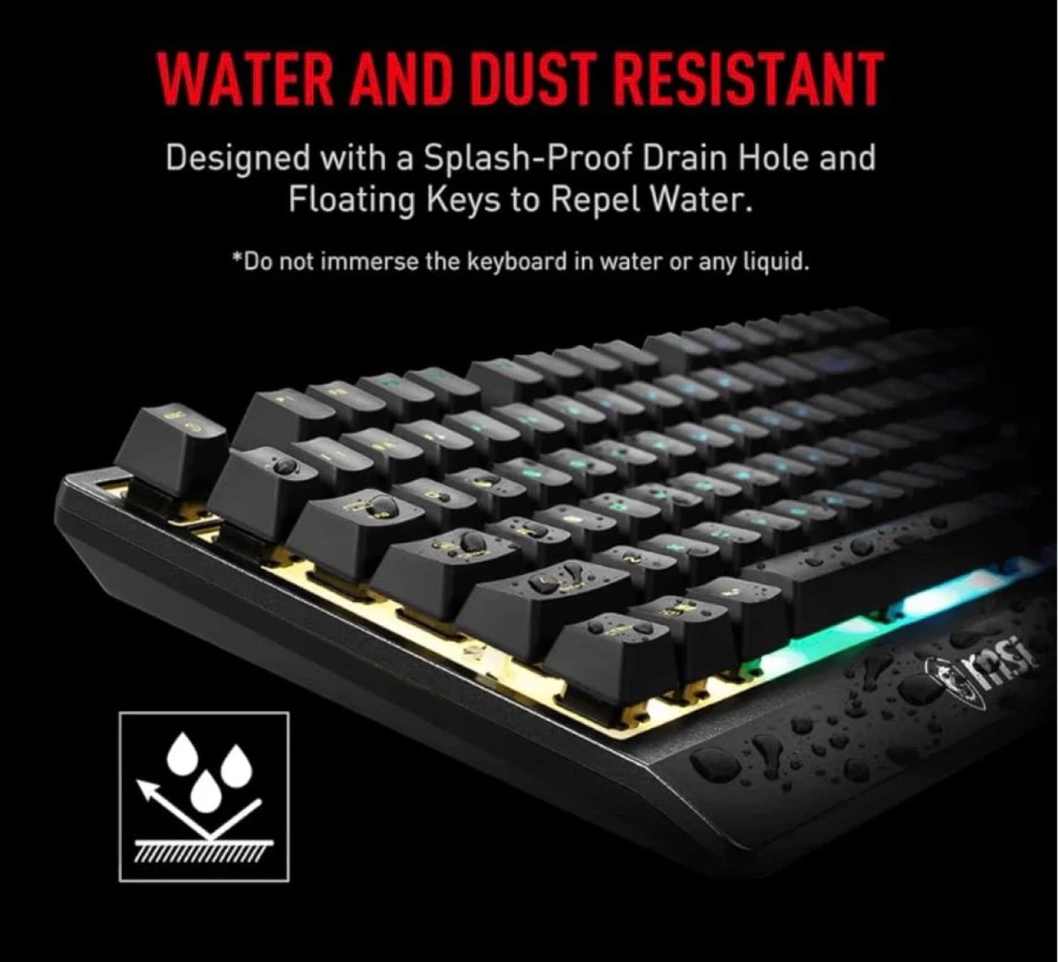[LAST CHANCE - 5 DAYS LEFT] MSI Vigor GK30 RGB Gaming Keyboard - photo 2