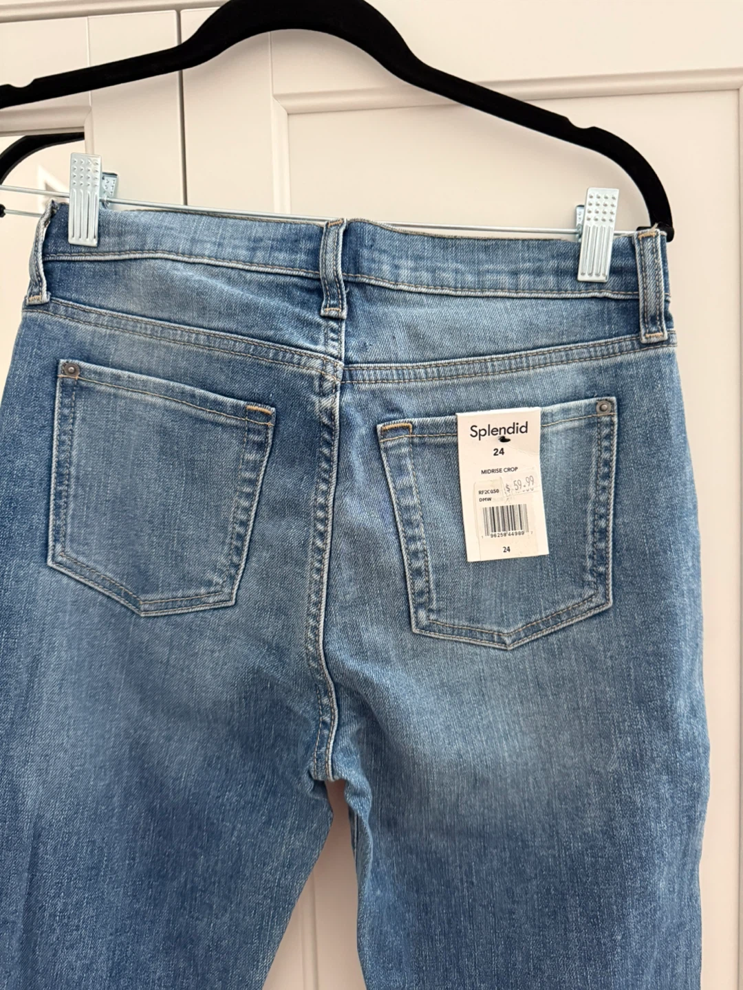 Splendid Women's Midrise Crop Jeans Size  24 NEW - photo 3