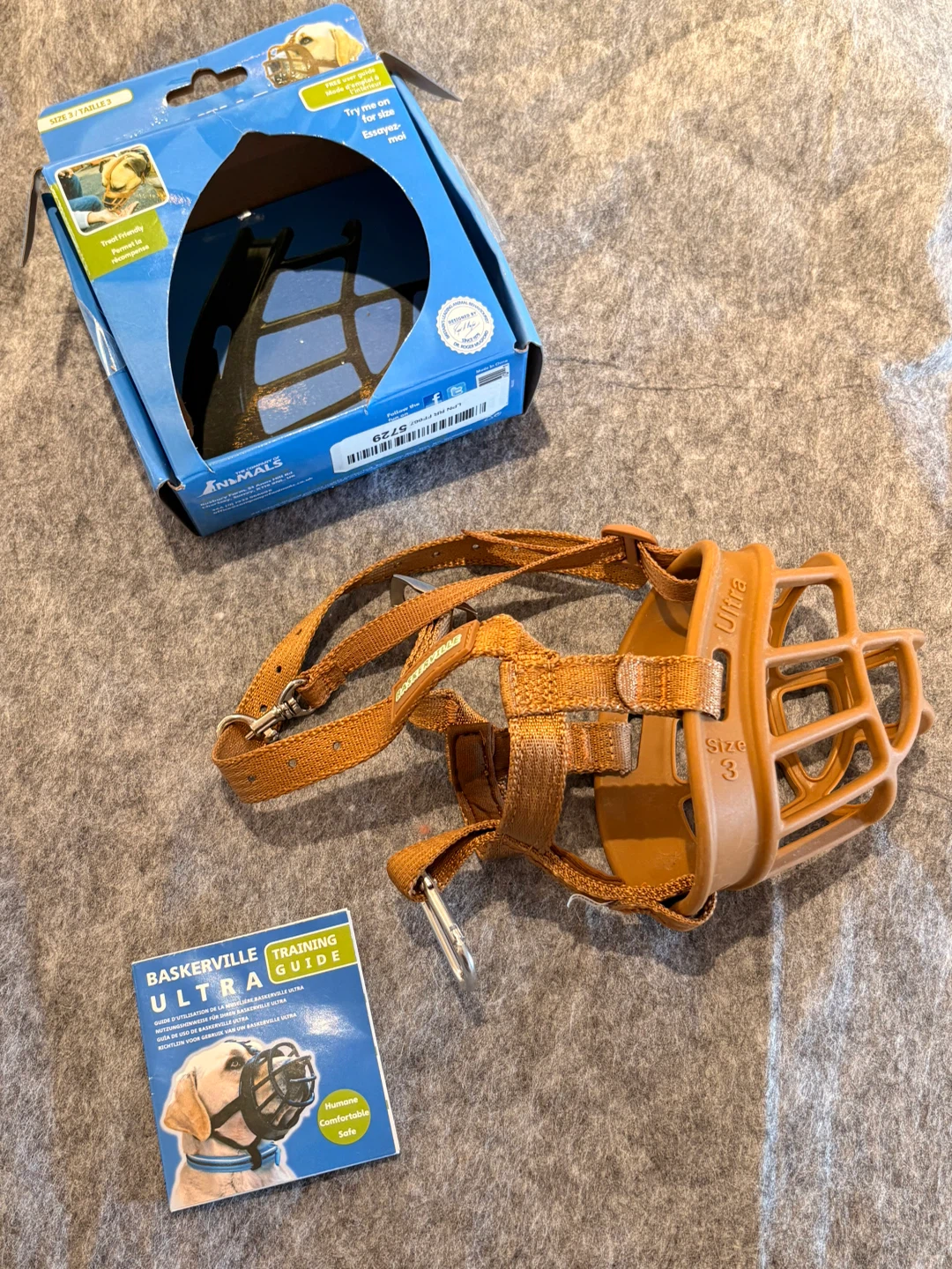Baskerville Ultra Dog Muzzle - Size 3