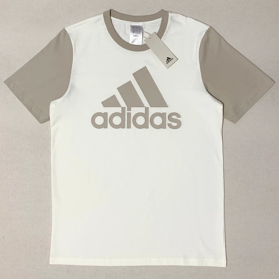 Adidas Mens T-Shirt Short Sleeve Big Logo Graphic Tee NEW