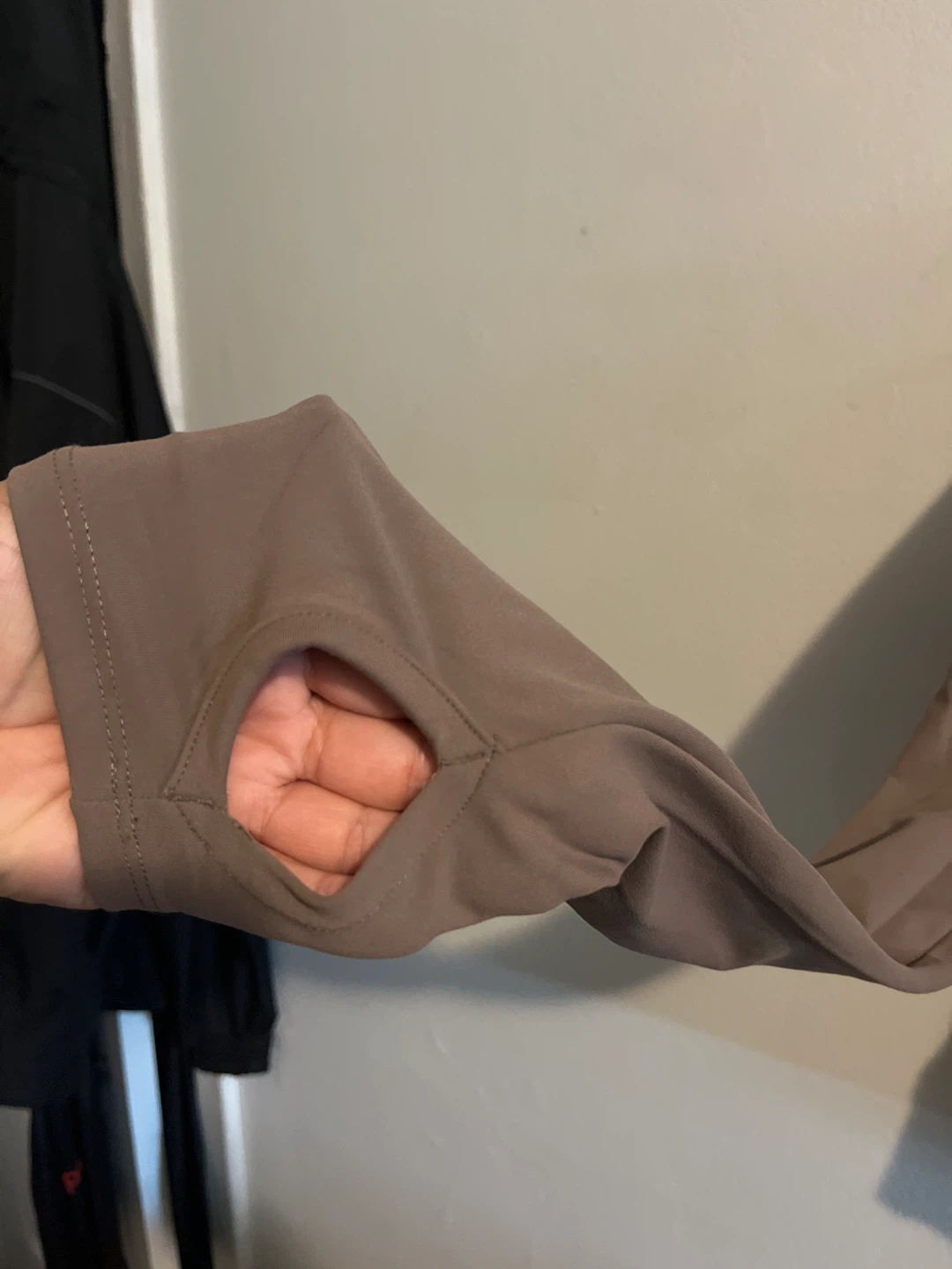 Athletic Quarter Zip Pullover with Thumbholes - photo 2