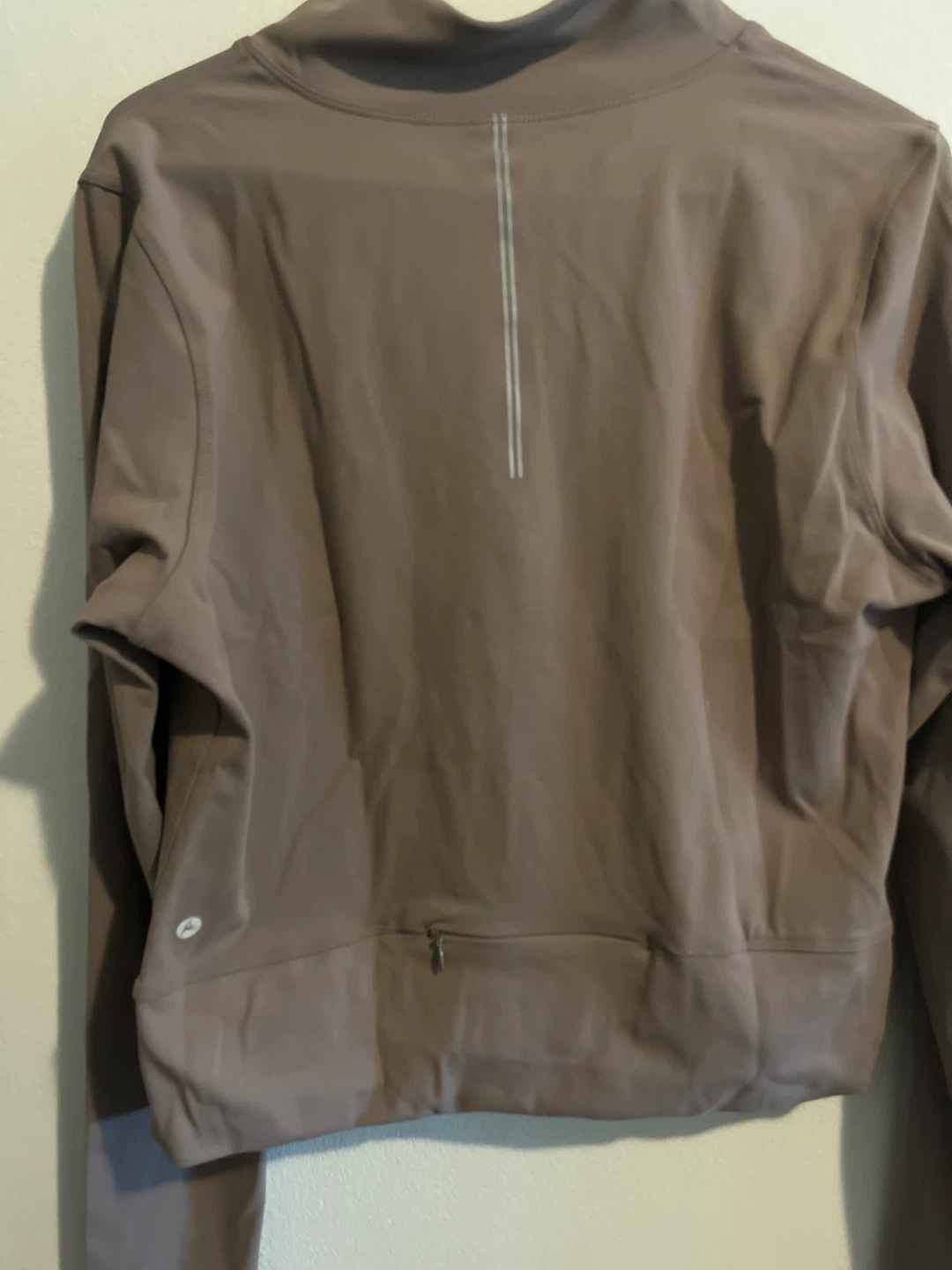 Athletic Quarter Zip Pullover with Thumbholes - photo 3