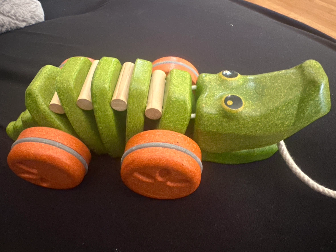 PlanToys Wooden Pull Toy Alligator - photo 2