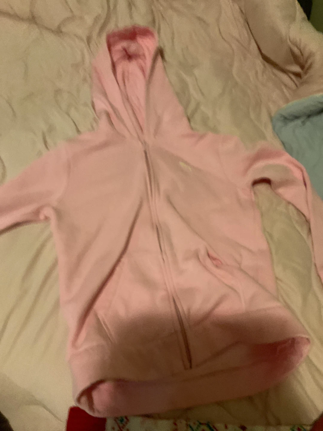 Pink Zip-Up Hoodie