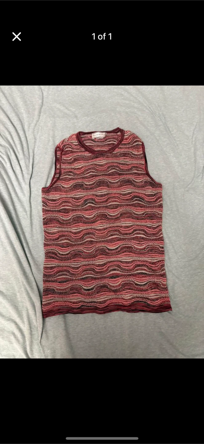 Allison Daley sleeveless, sparkly top (size s women’s)