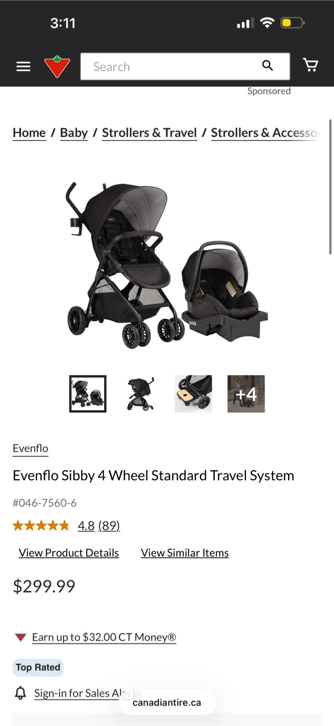 Evenflo Stroller + car seat - photo 5