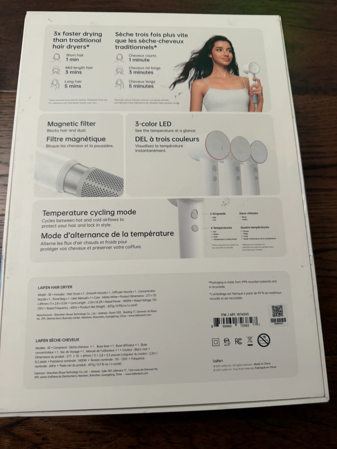 Laifen High-Speed Hair Dryer SE - photo 4