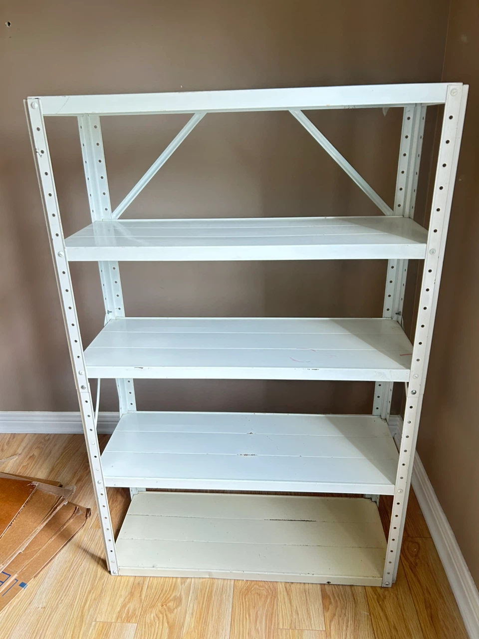 Stand Alone 5-Shelf Metal Shelving Unit