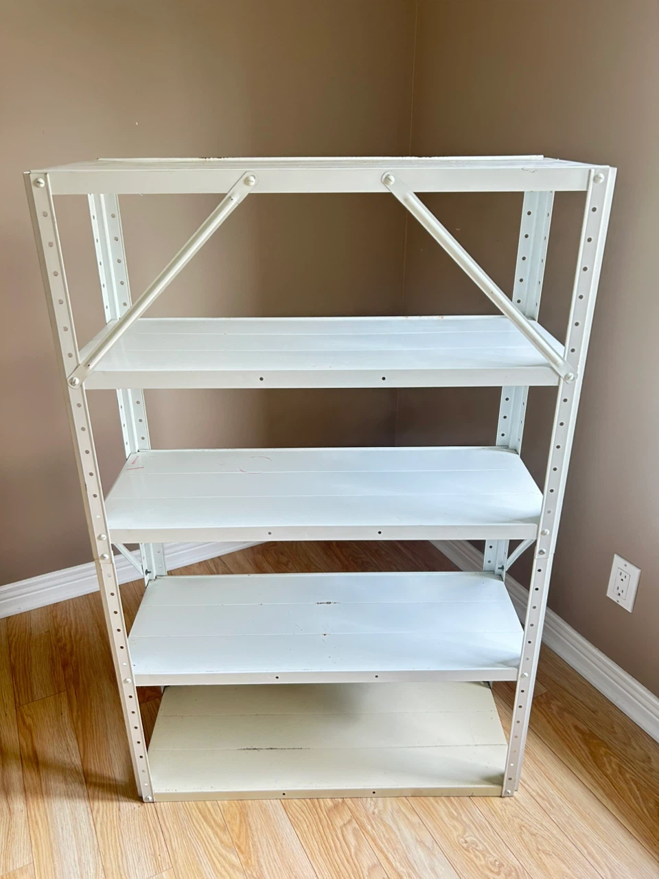 Stand Alone 5-Shelf Metal Shelving Unit - photo 2