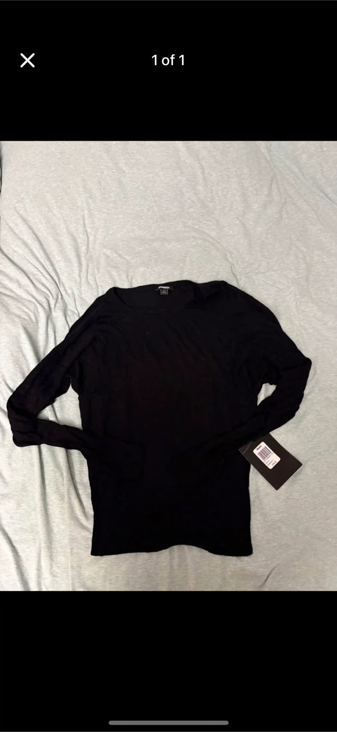 Attitude long sleeve, black top BRAND NEW (size s women’s)