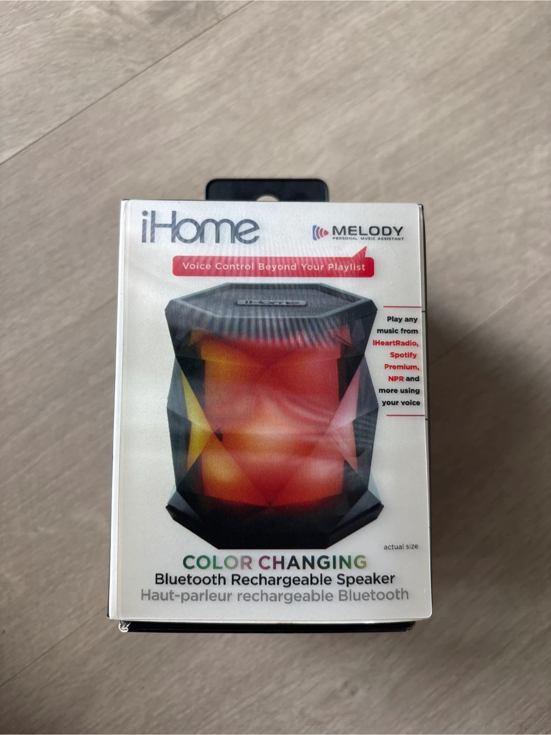 iHome Color Changing Bluetooth Rechargeable Speaker