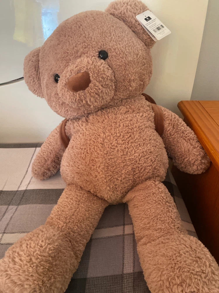 Plush Teddy Bear with Pompompurin Backpack