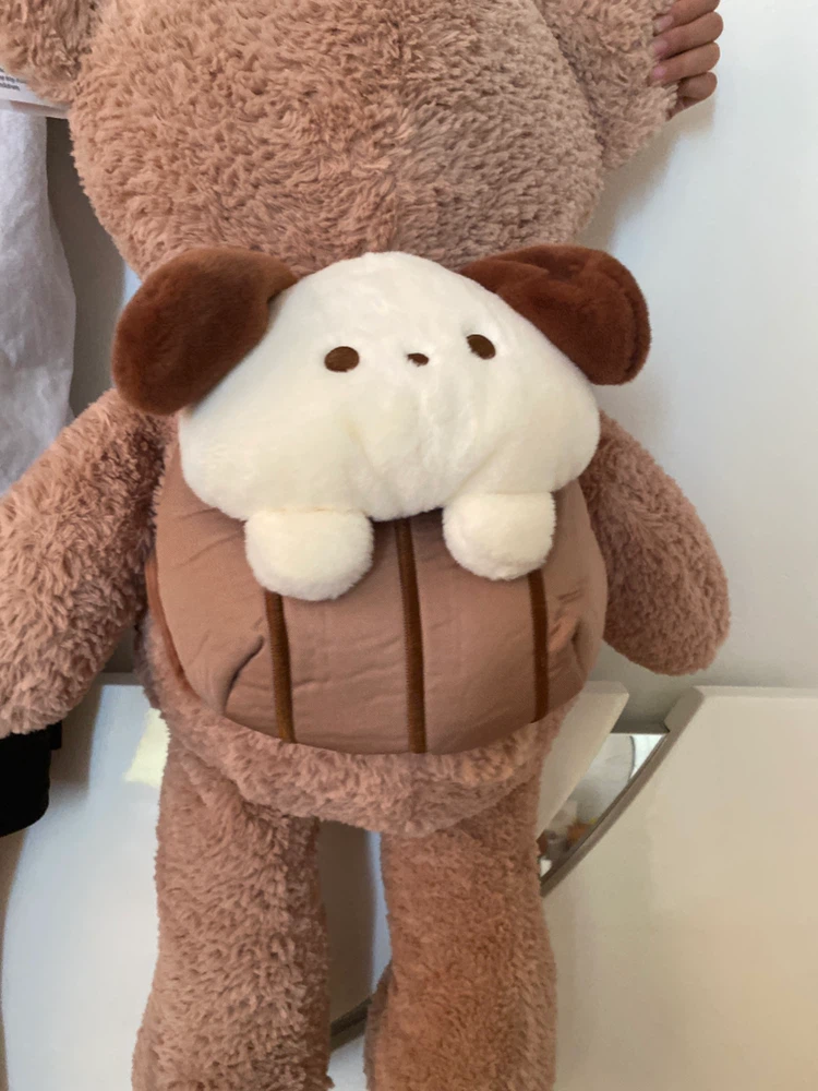 Plush Teddy Bear with Pompompurin Backpack - photo 2