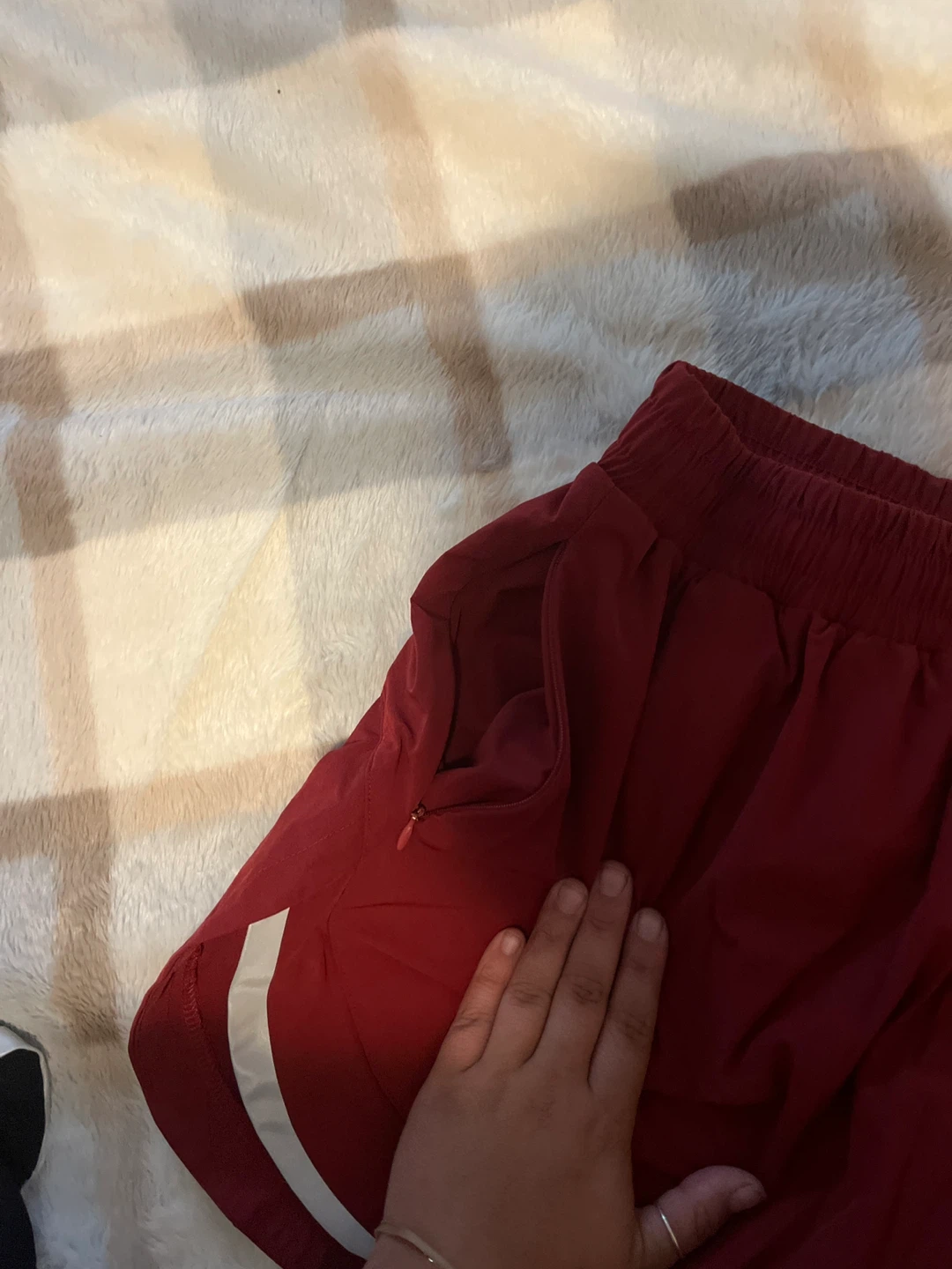 Alphalete XXXL Red Running Shorts with Liner - photo 2