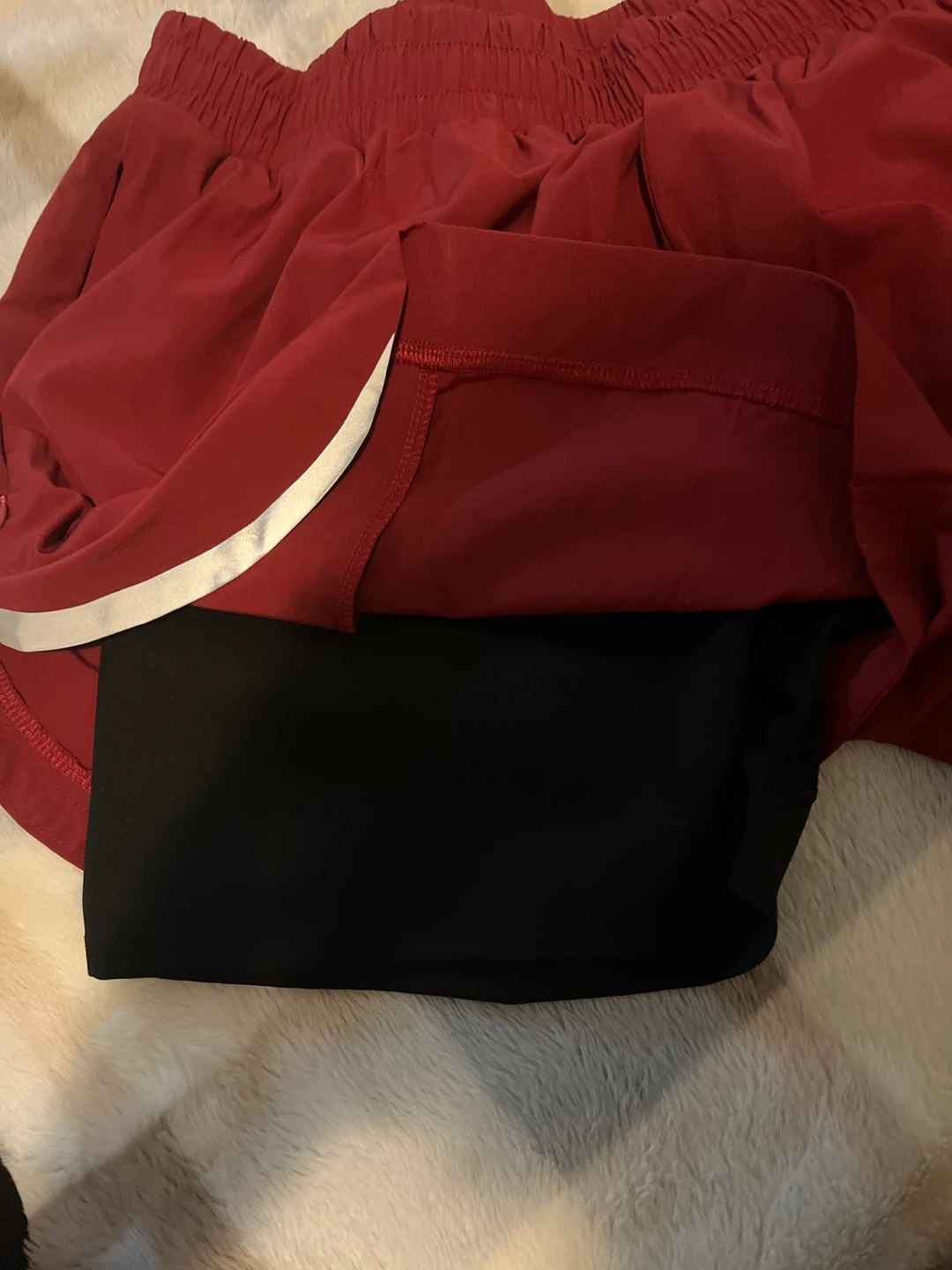 Alphalete XXXL Red Running Shorts with Liner - photo 3
