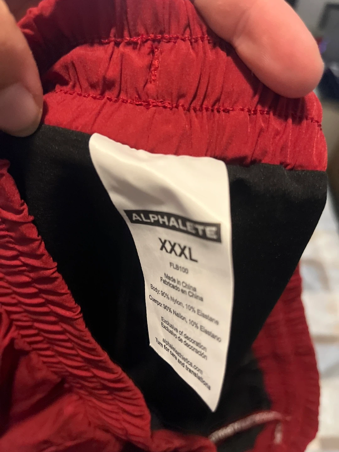 Alphalete XXXL Red Running Shorts with Liner - photo 5