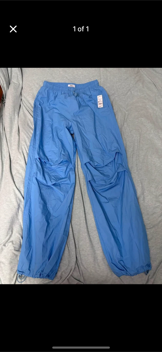 Ardene beautiful, blue baggy pants BRAND NEW (size xs women’s)