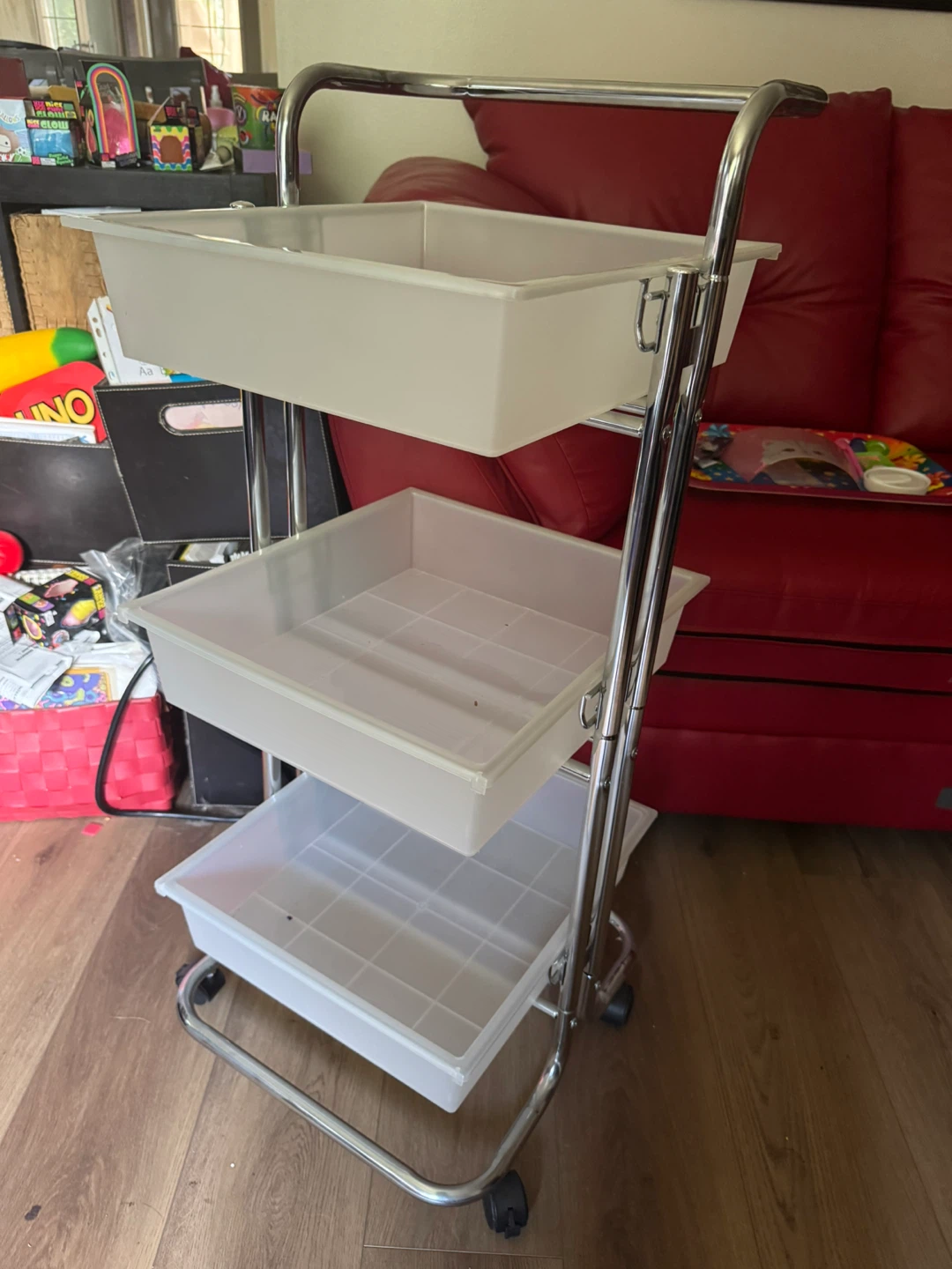 3-Tier Rolling Storage Cart