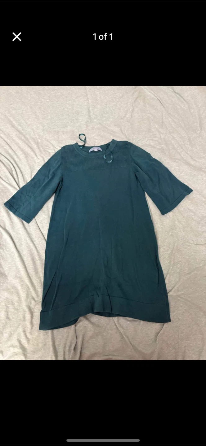 Jessica beautiful, dark turquoise top/dress (size xs women’s)