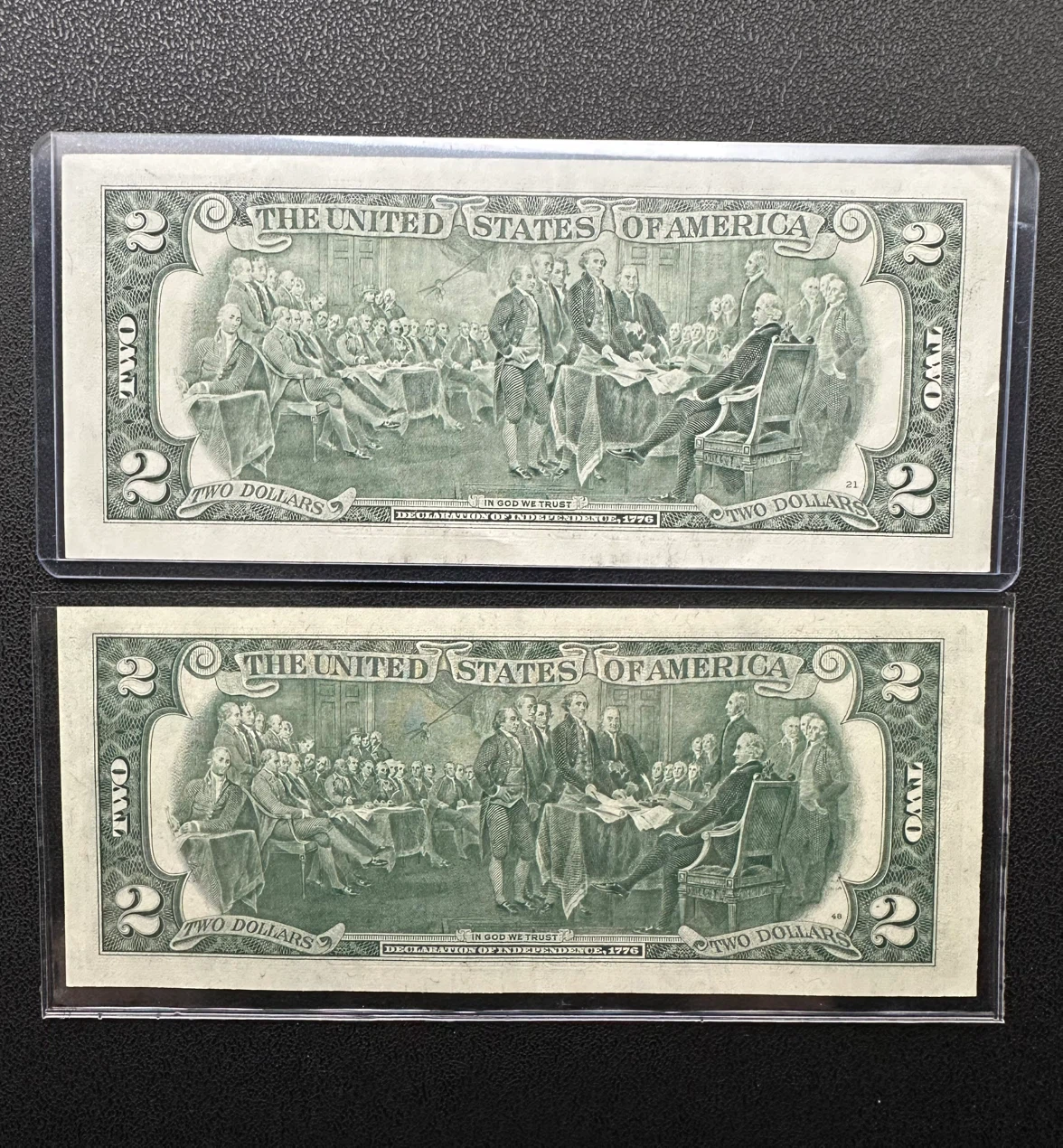 2 American $2 bills - photo 2