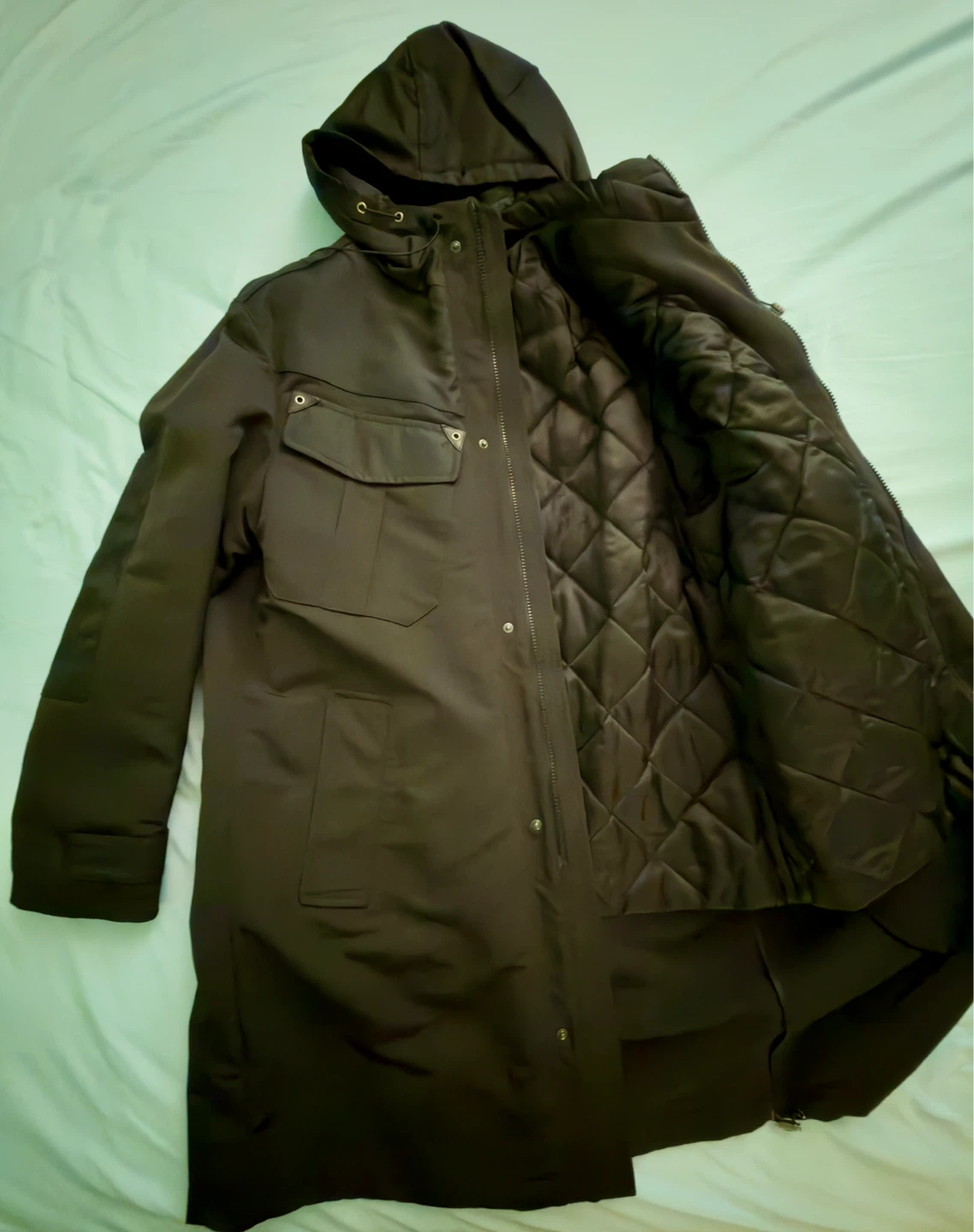 Versace Hooded Parka Coat/ Made in Italy - photo 3