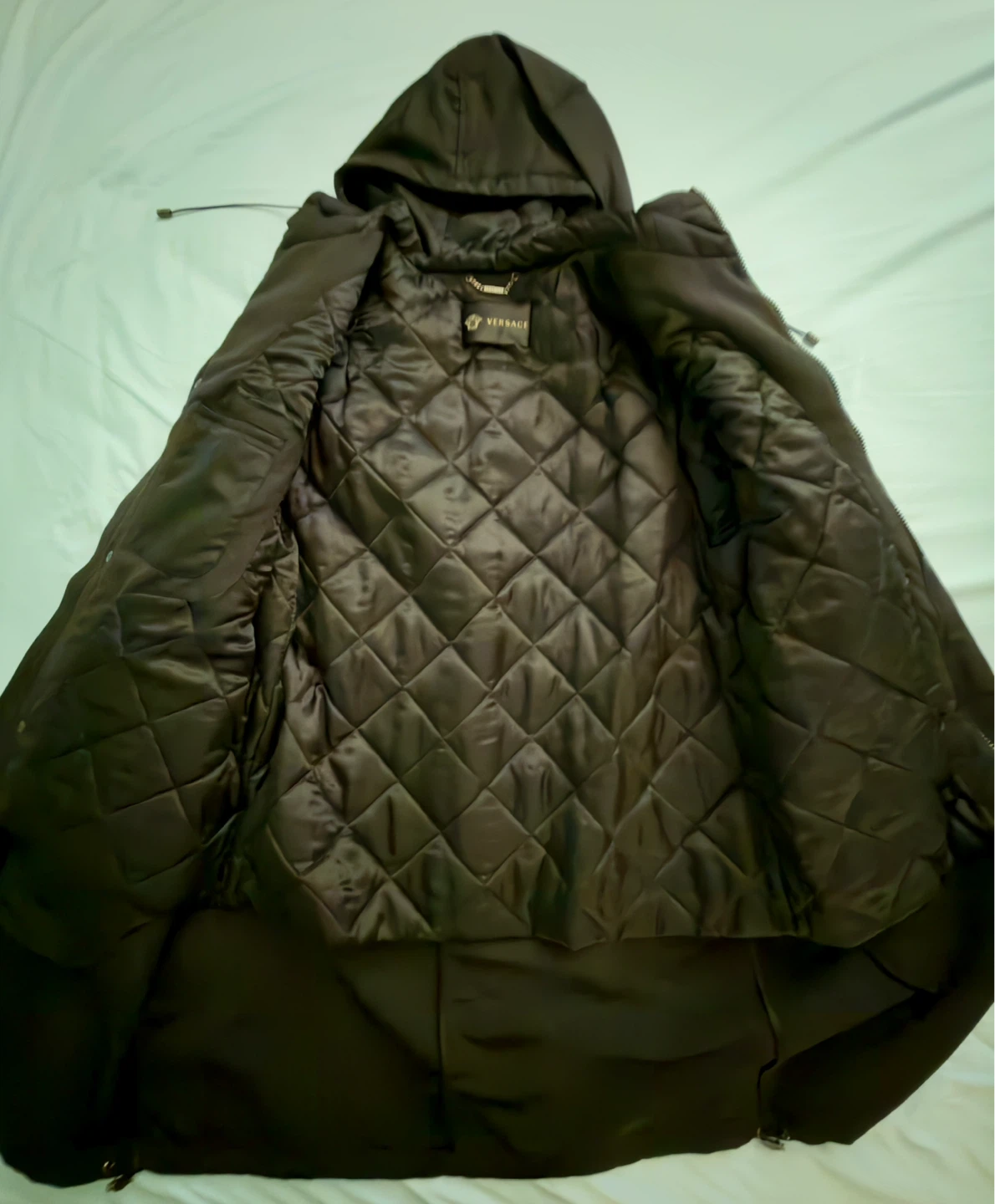 Versace Hooded Parka Coat/ Made in Italy - photo 2